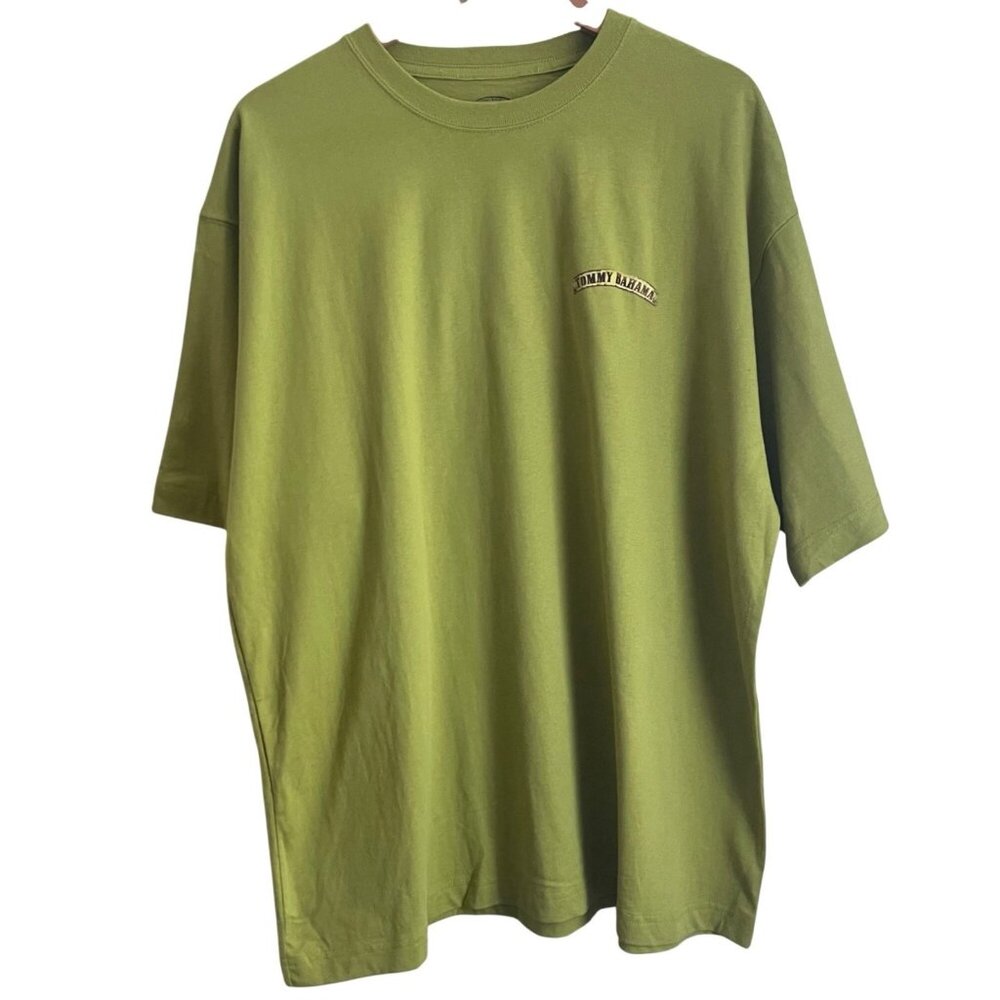 Tommy Bahama Mens Graphic T Shirt Western Parrot Bar XL Tropical Casual Y2K - Picture 2 of 9